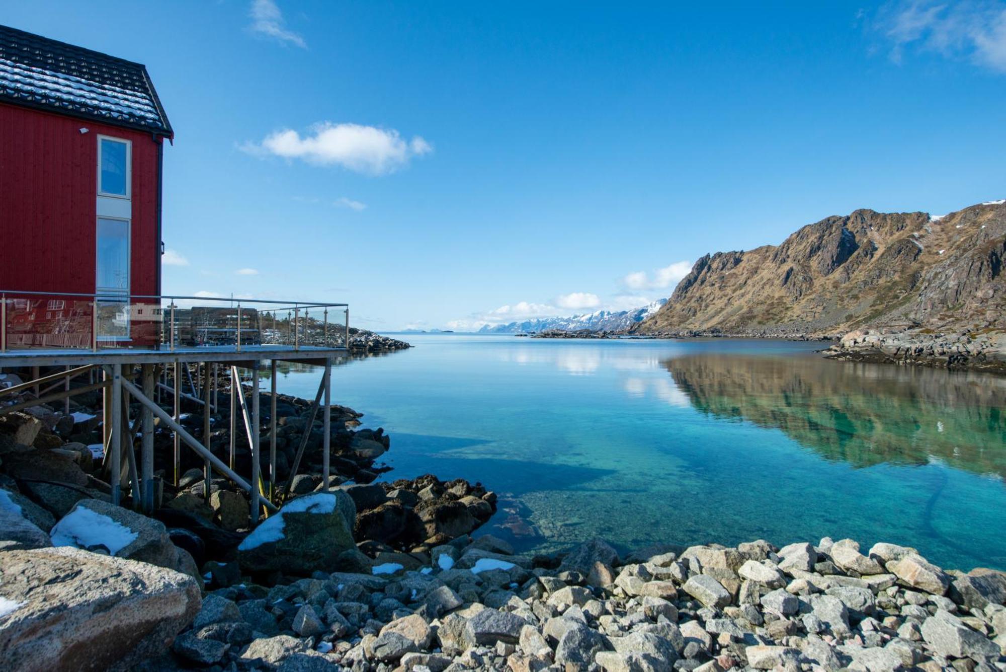 בלסטאד Lofoten Waterfront Luxury Lodge מראה חיצוני תמונה