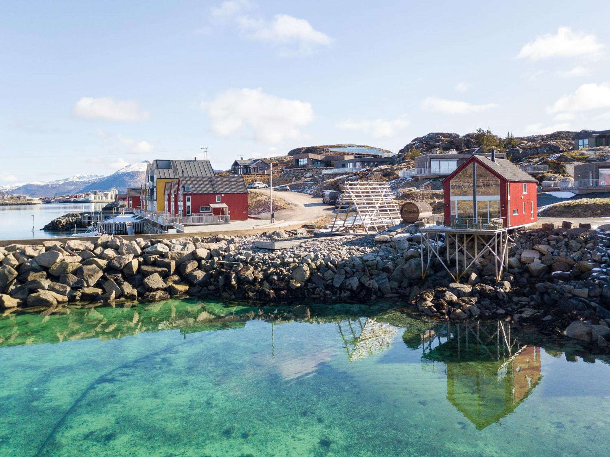 בלסטאד Lofoten Waterfront Luxury Lodge מראה חיצוני תמונה